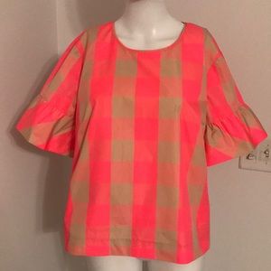 JCrew Neon Parachute shirt